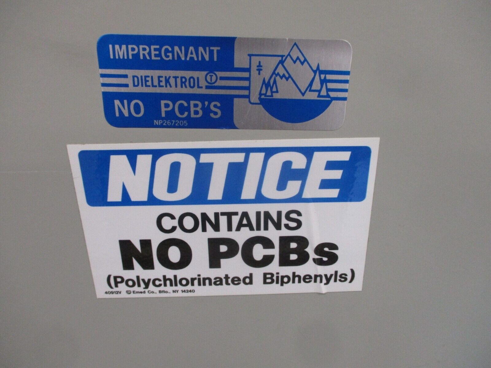 GE Dielektrol Capacitor 55L349KD 30KVAR 480V 60Hz 3Ph Used