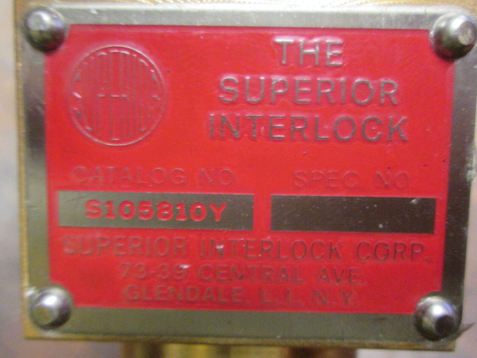 Superior Interlock S105810Y Stab Length: 15/16" - 1-3/4" Used