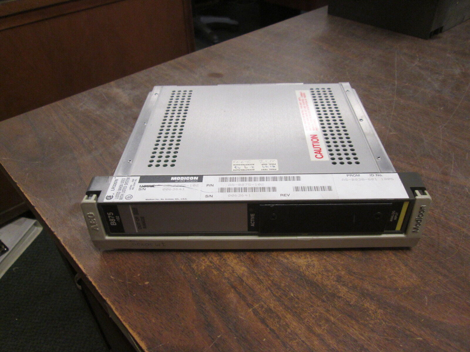 Modicon Analog Input Module AS-B875-102 Used