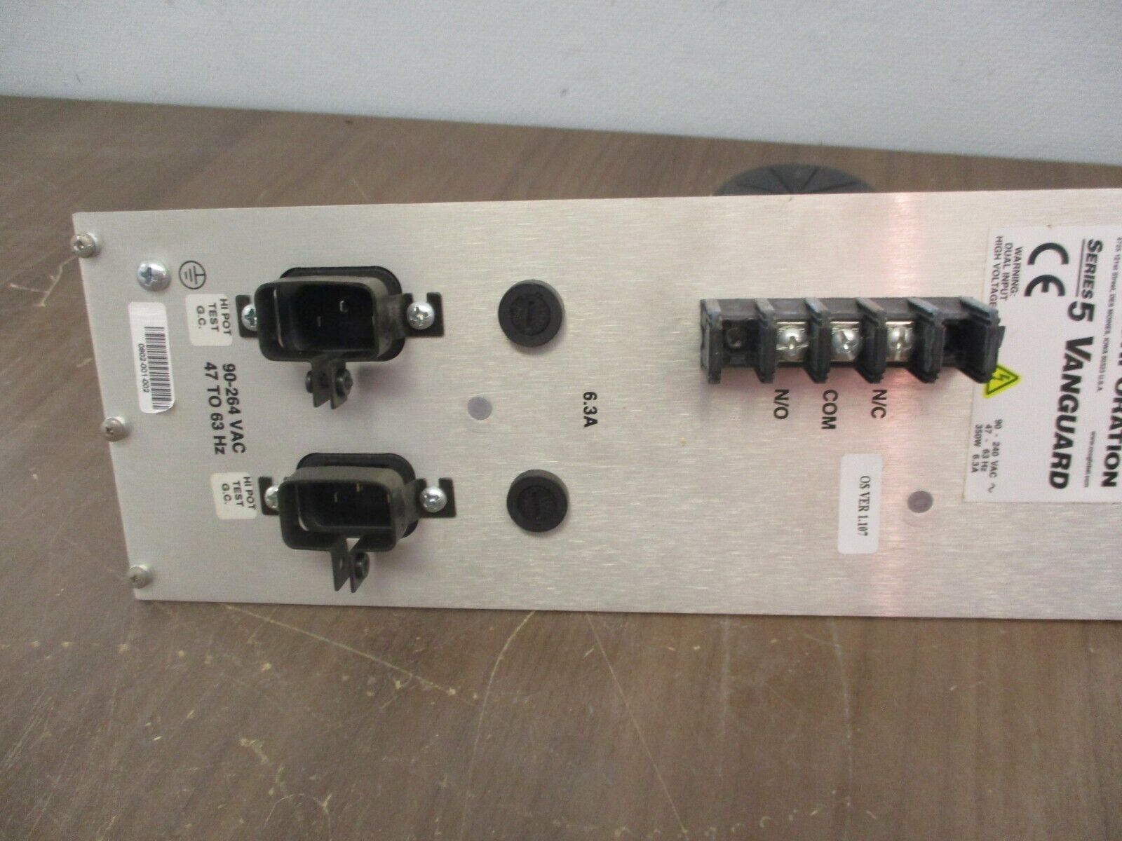 Compressor Controls Corp. Vanguard Power Panel Series 5 350W 90-240VAC 47-63Hz