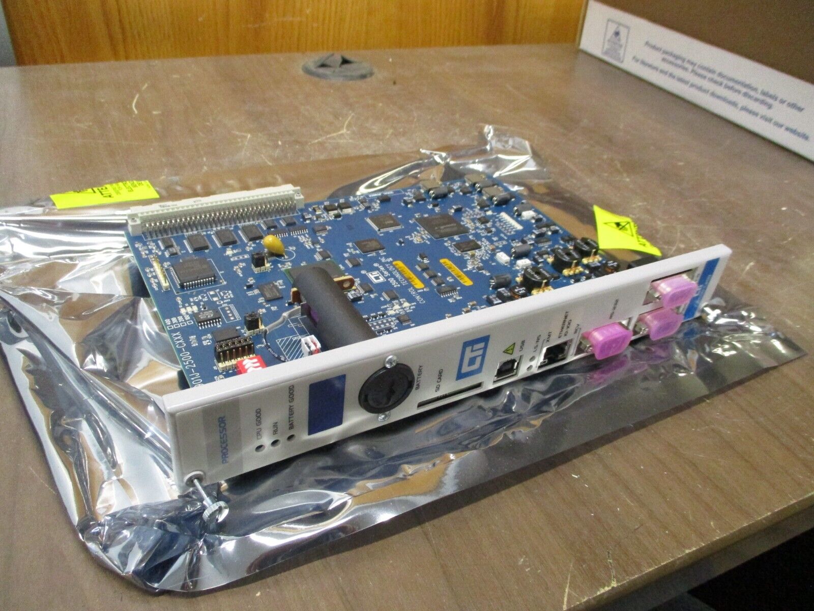 Control Technology 3072K CPU Module 2500-C400 Rev. 039 FW: V9.18 New Surplus
