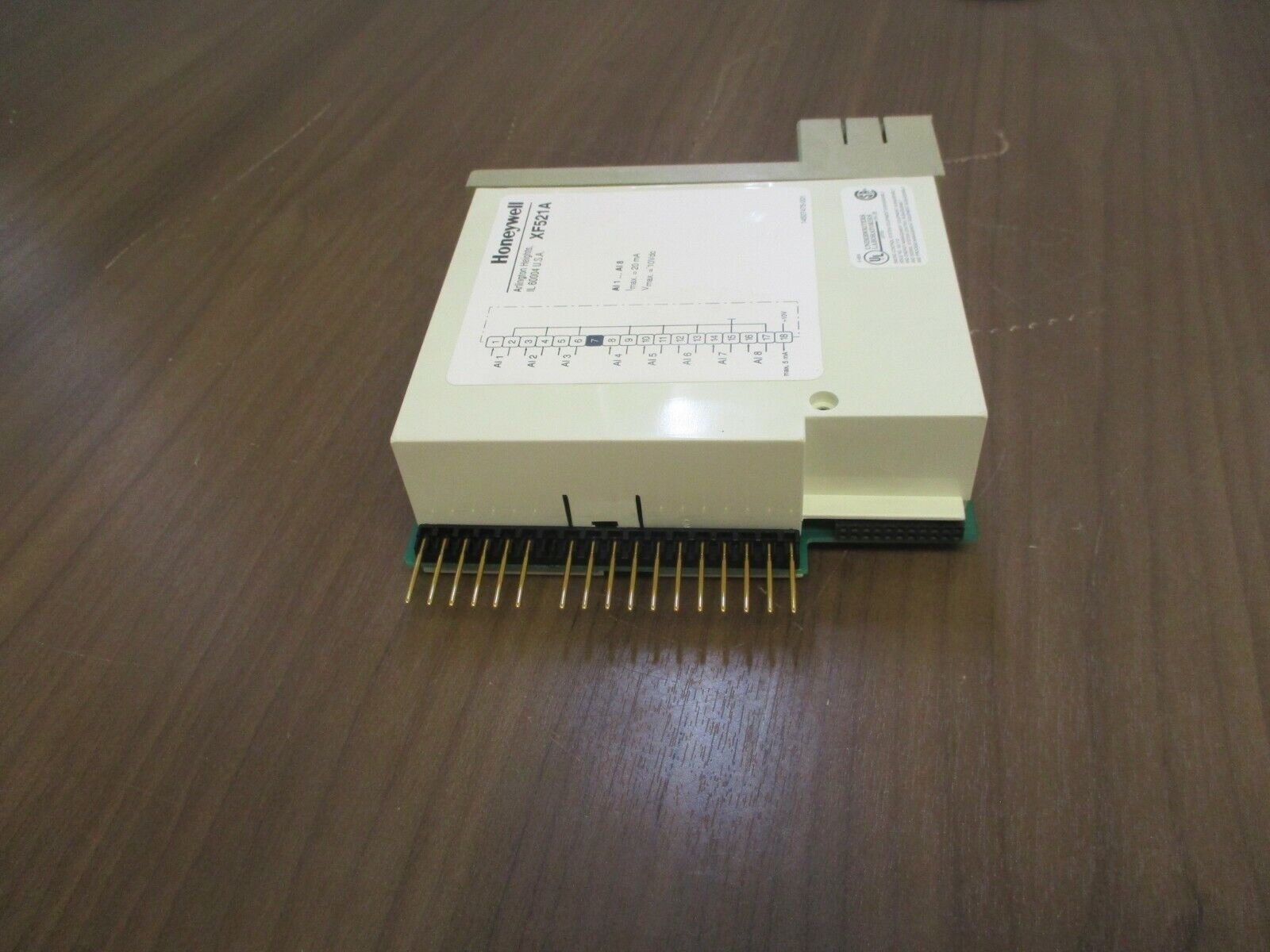 Honeywell Analog Input Module XF521A 20mA 10VDC Used