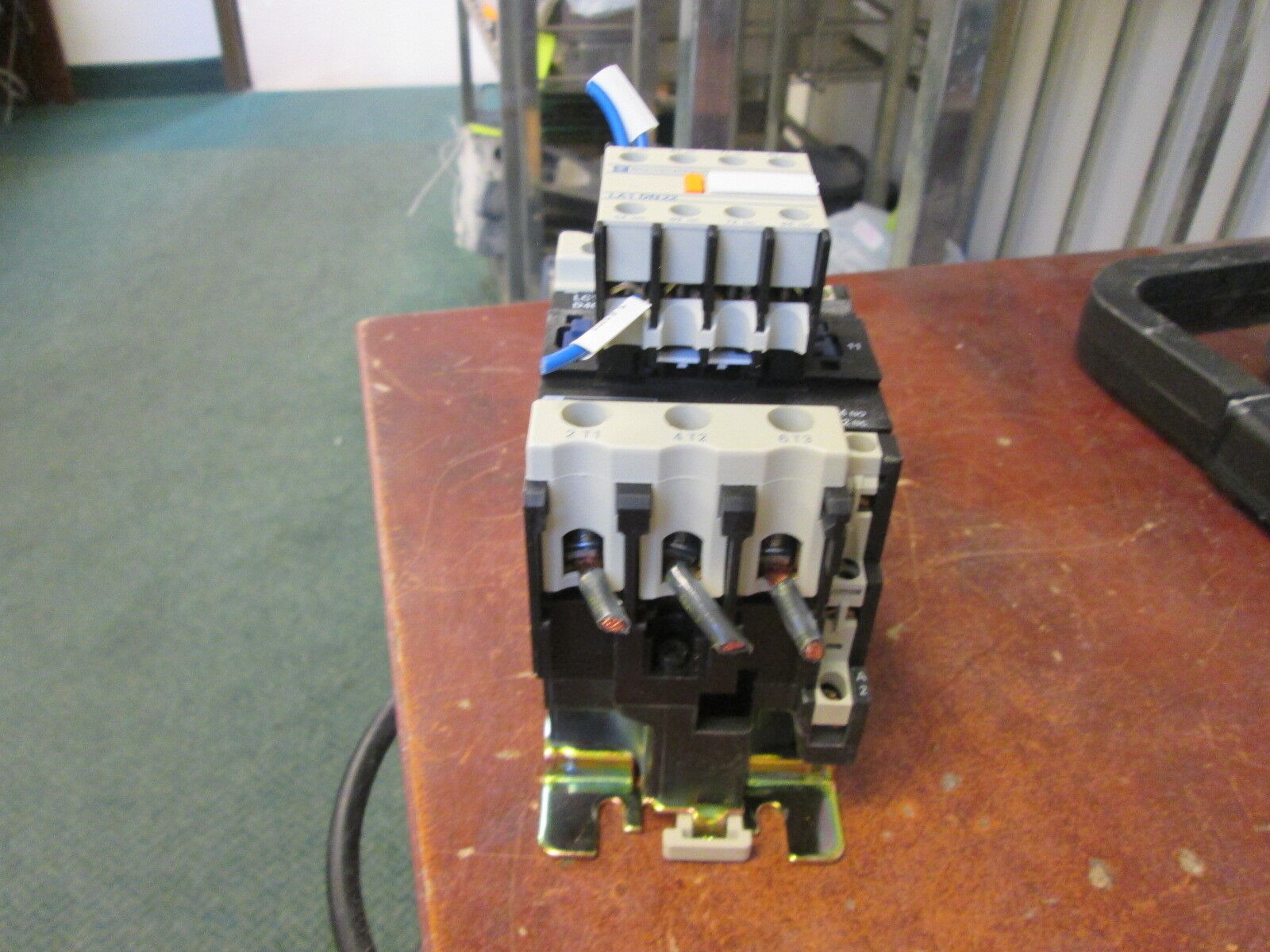 Telemecanique Contactor LC1 D4011 120V 60A 600V W/Aux Contact Block Used