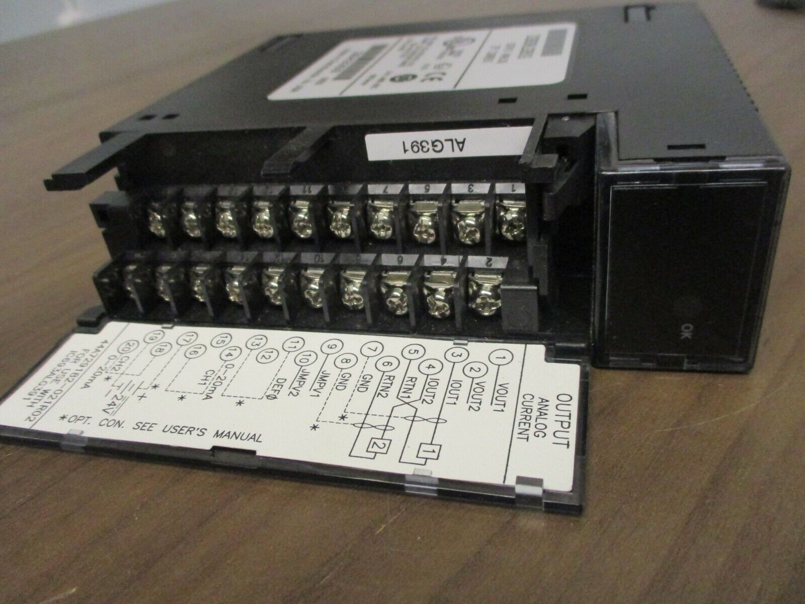 GE Fanuc Analog Current Output Module IC693ALG391G 2PT Used