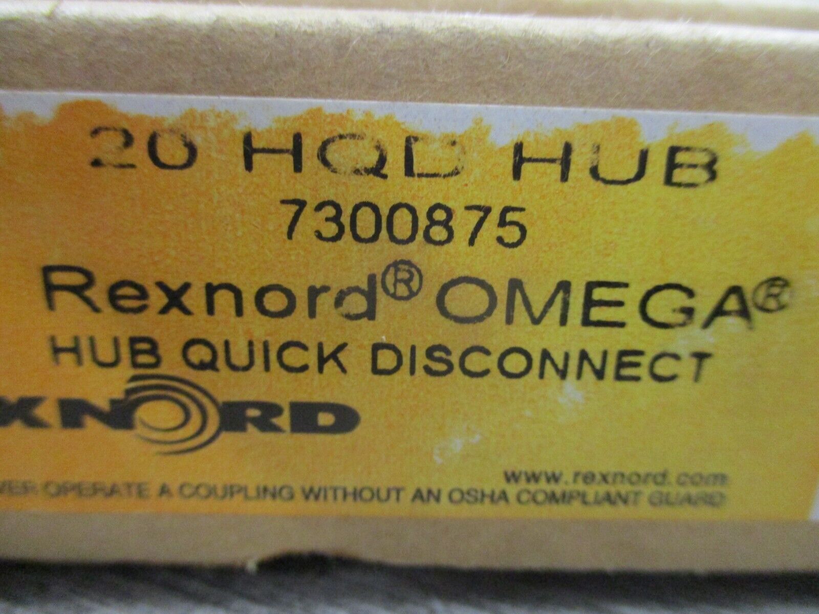 Rexnord Omega Hub Quick Disconnect 7300875 20 HQD Hub New Surplus