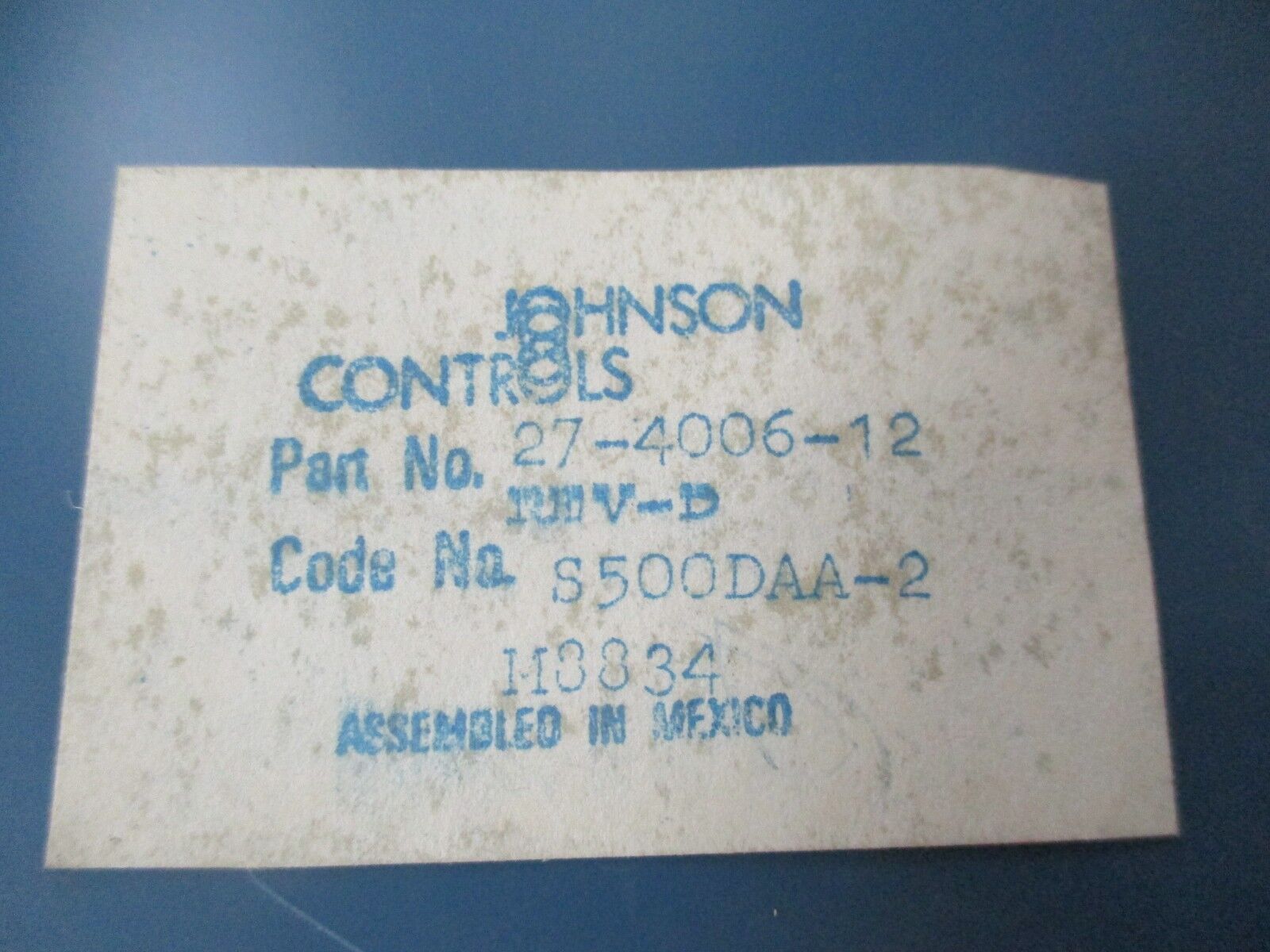 Johnson Controls Staging Module w/ Relay Pack S500DAA-2 Rev. D R120AAA-1 Pack