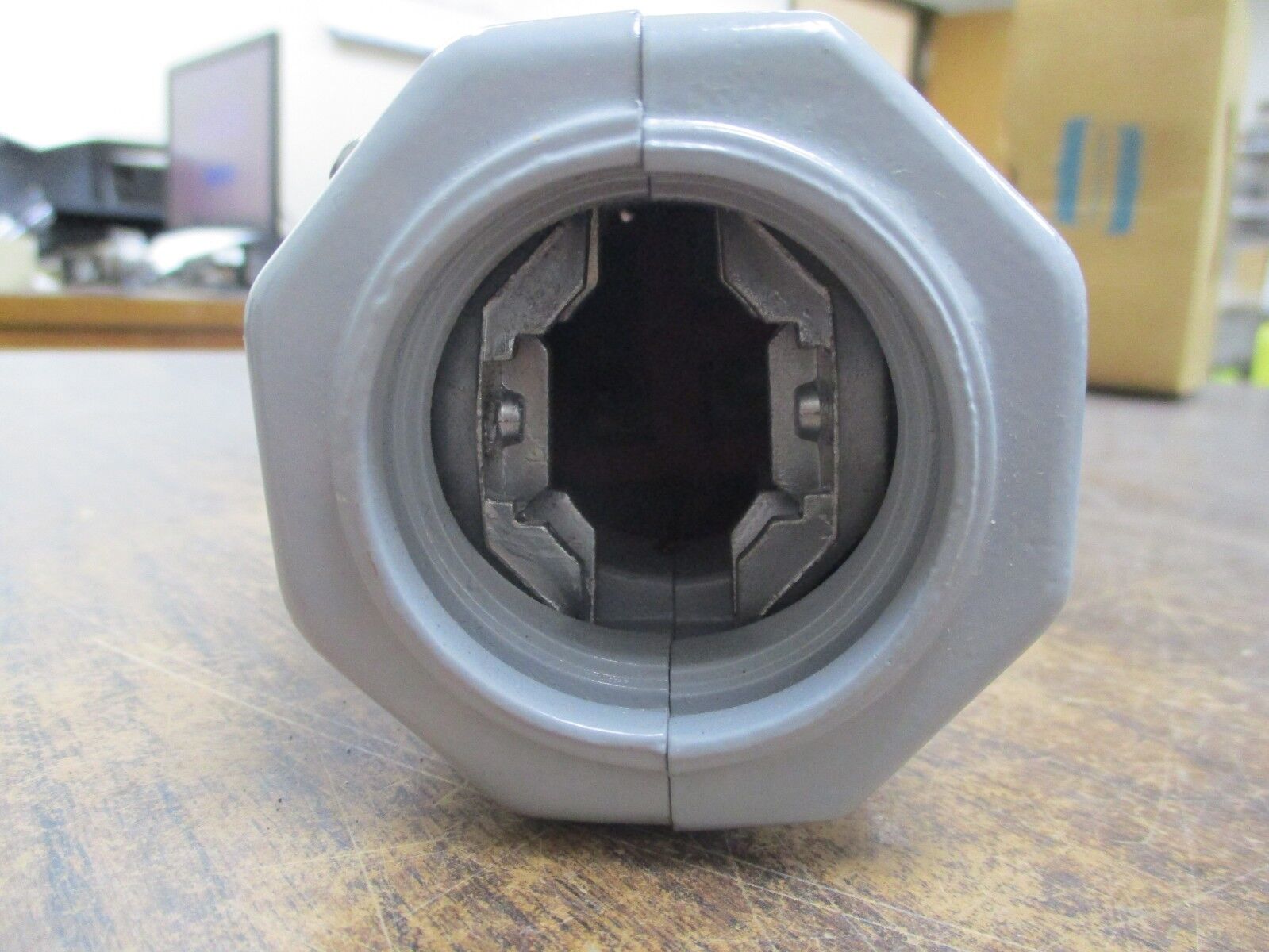 Crouse-Hinds Arktite Plug APJ 6485 M72 60A 600V 3W 4P *Missing Bushing* Used