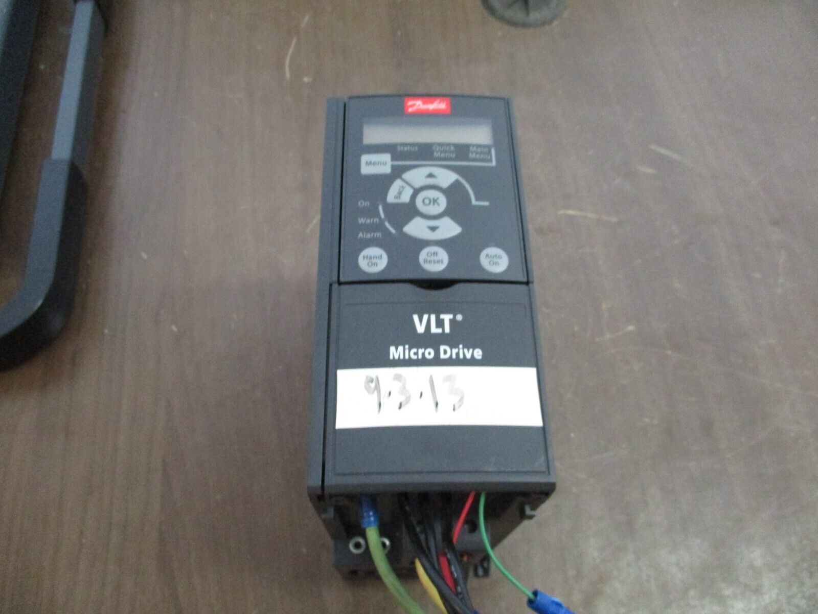 Danfoss VLT Micro Drive AC Drive 132F0022 3HP 3Ph w/ Keypad Used