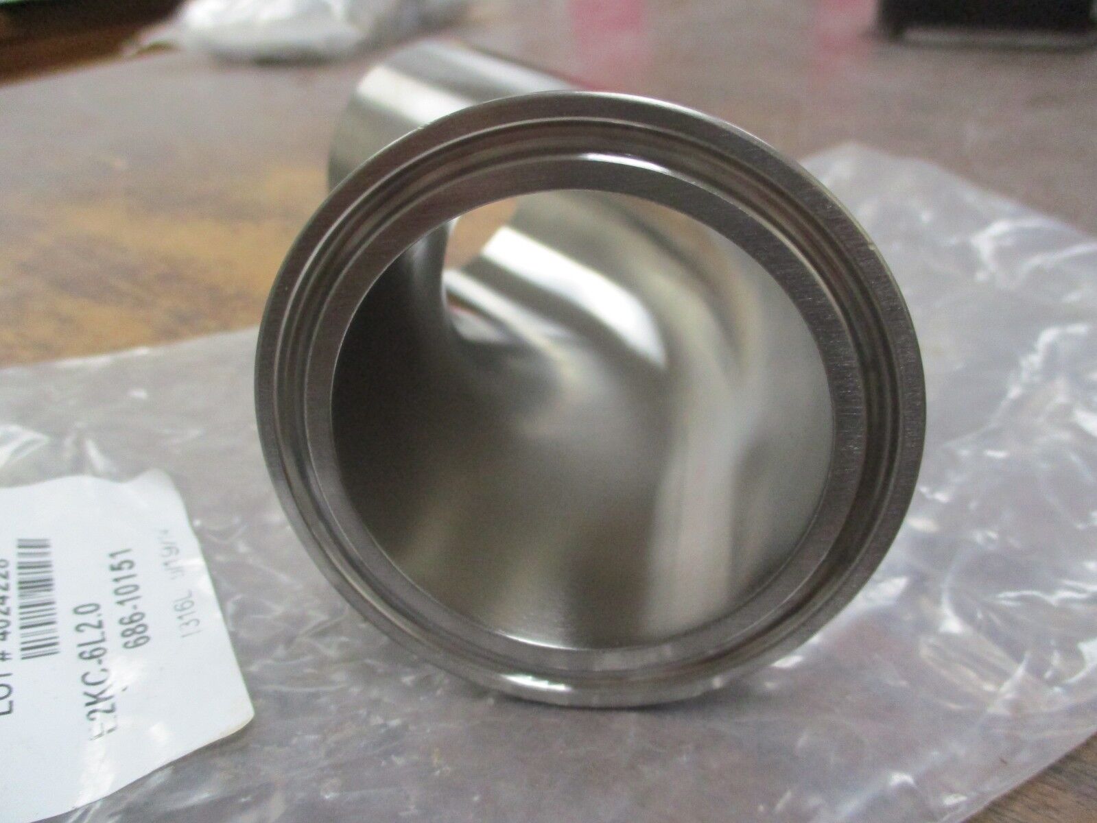 VNE Stainless Steel 45° Elbow E2KC-6L2.0 Size: 2" New Surplus
