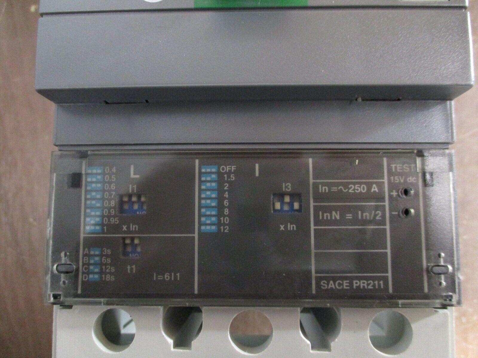 ABB SACE S4 Circuit Breaker S4N PR211 250A 600V 3P Used