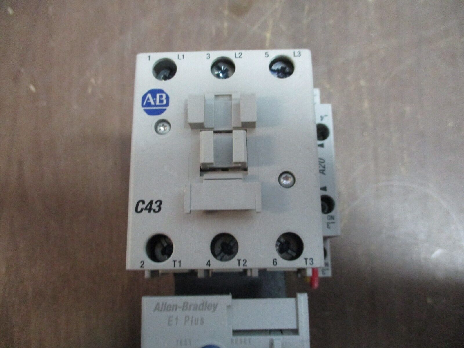 Allen-Bradley Starter 100-C43*00 / 193-EEFD 120V Coil Trip: 9-45A w/ Aux Contact