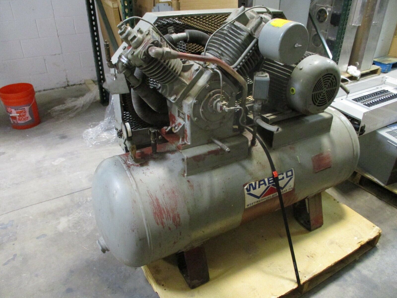 Dresser Air Compressor 600 10HP 1750RPM 460/230V 12.9/25.7A 3Ph Used