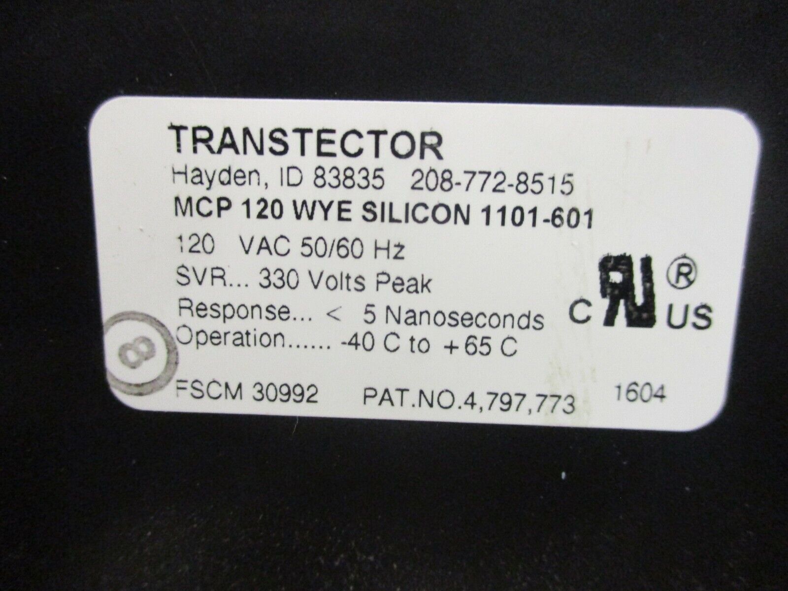 Superior Surge Protection MCP Series Transtector MCP 120 WYE SILICON 1101-601
