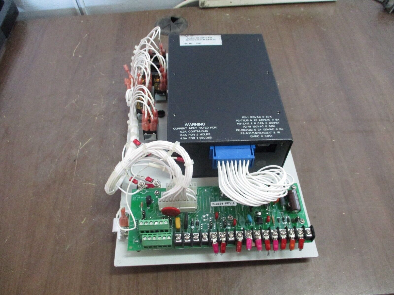 GE GE-2011C Voltage Regulator Control GE-2011C-6SL S/W: D-0146-08.02.03 Used