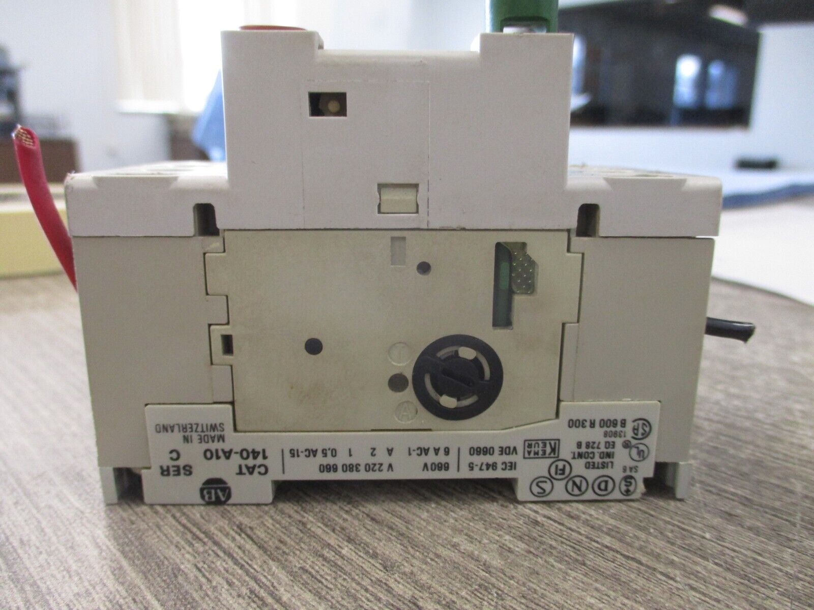 Allen-Bradley Manual Starter 140-MN-0630 Ser. C Trip: 4.0-6.3A Used