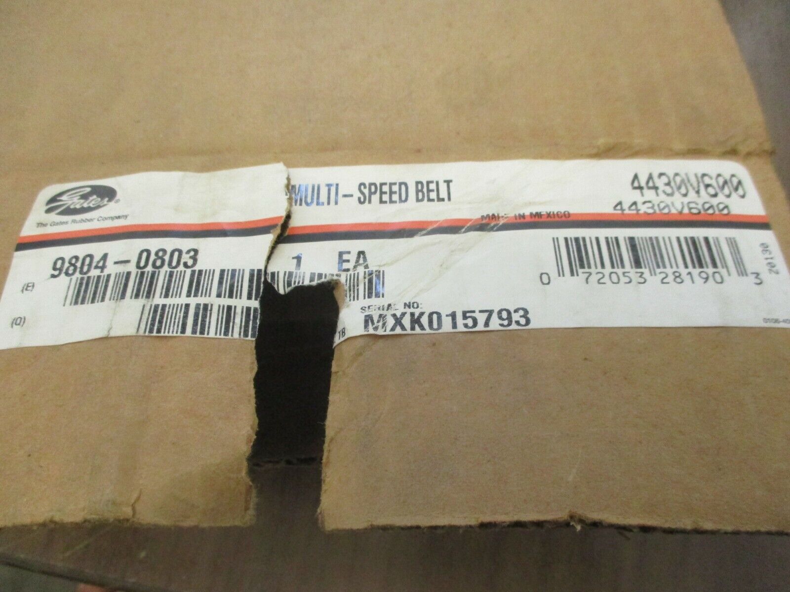 Gates Multi-Speed Belt 4430V600 New Surplus