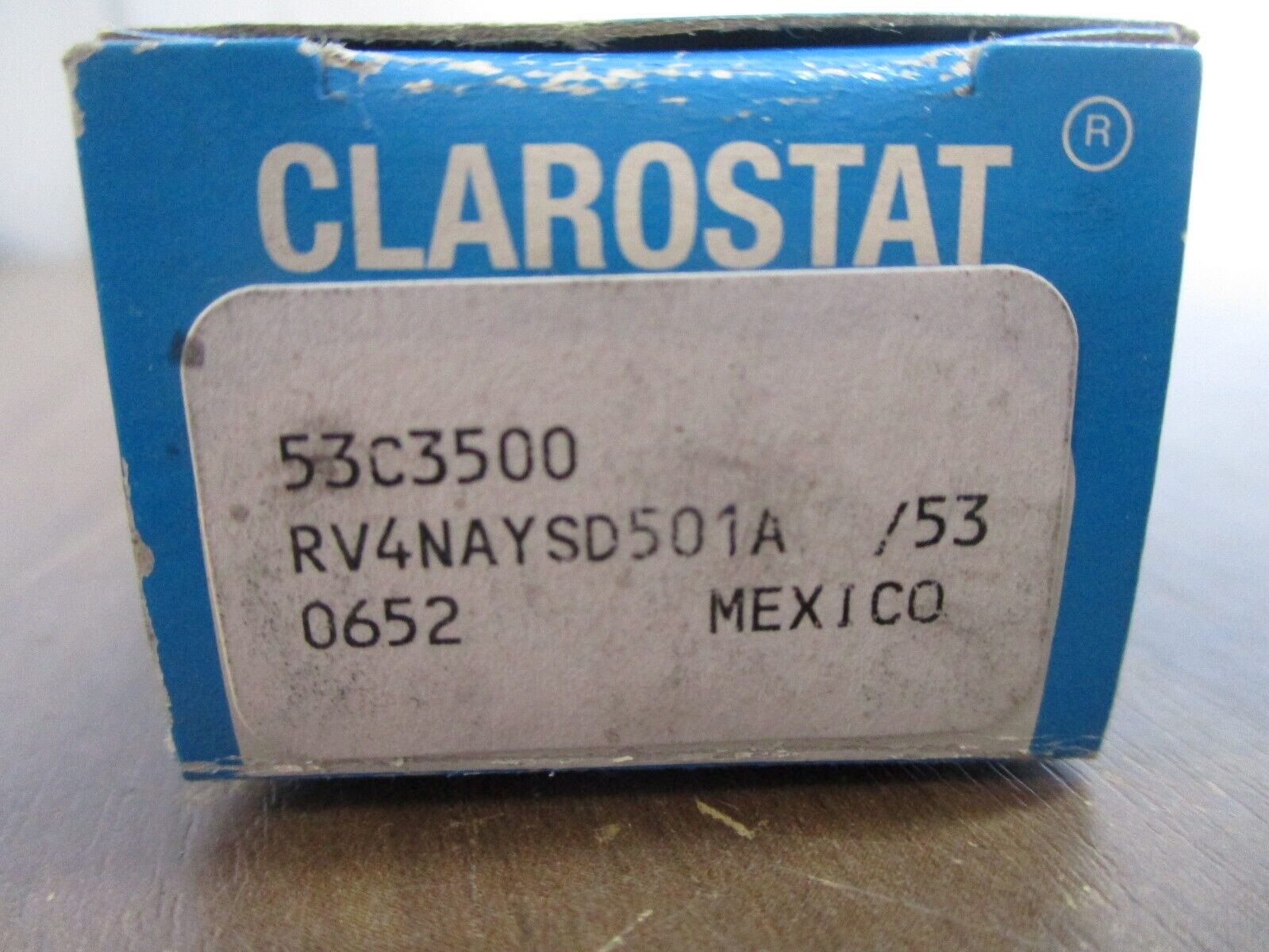 Clarostat Potentiometer 53C3500 New Surplus