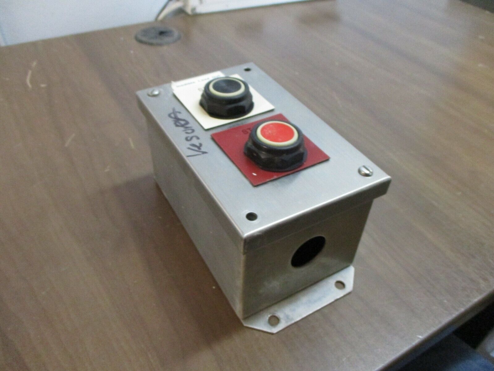 Square D Stainless Steel Start / Stop Control Station 9001 KYSK201 Ser. G Used