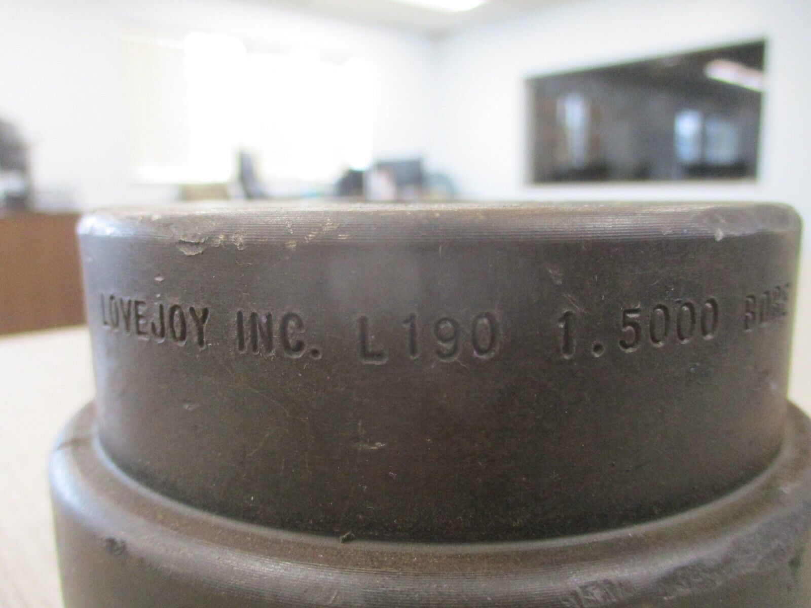 Lovejoy Jaw Coupling Hub L190 Bore: 1 1/2" Used