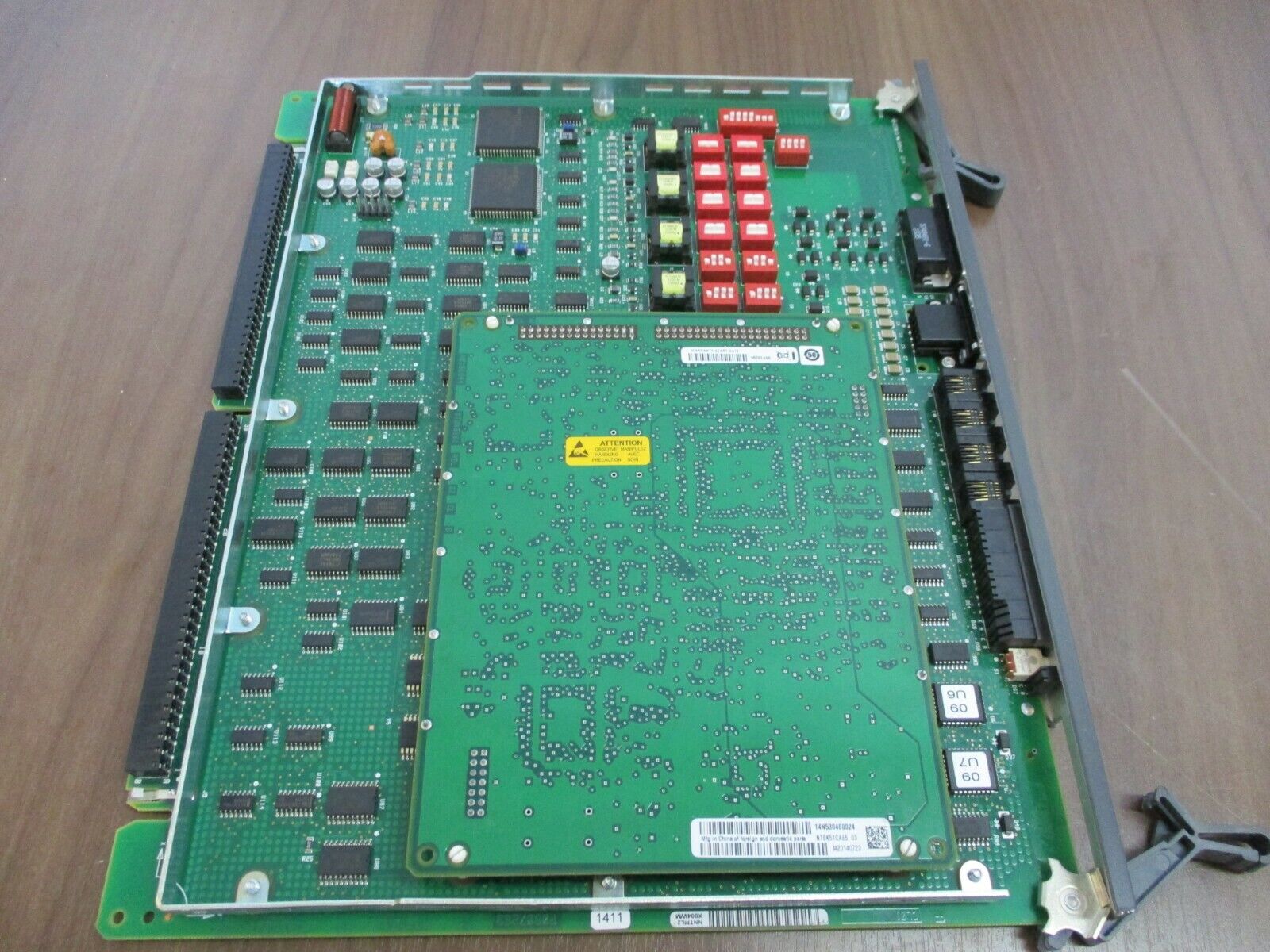 Nortel, Meridian Dual Port PRI D-Channel Card, Part #: NT5D12AHE5, used