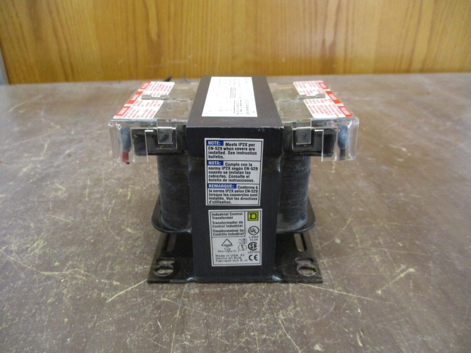 Square D Control Transformer 9070T150D1 0.15kVA Pri: 240/480V Sec: 120V 50/60Hz