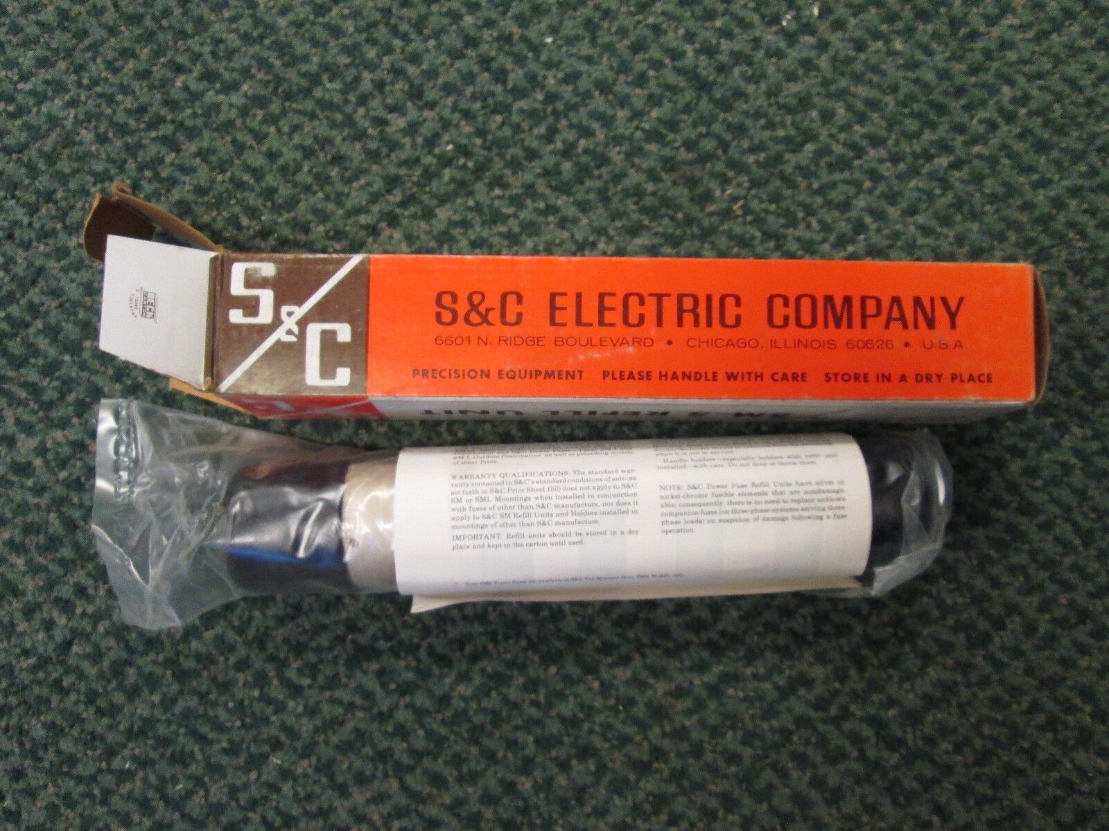 S&C SM-5 Refill Unit 132075R4 14.4KV 50E New Surplus
