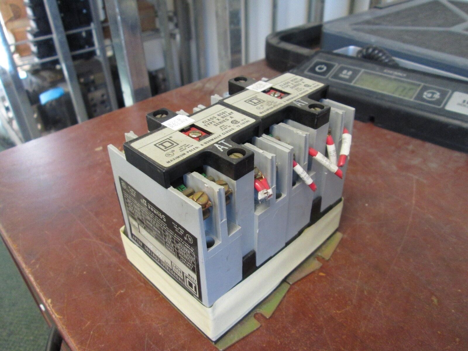 Square D Industrial Control Relay 8501 XO 40 AT 120V Coil *Lot of 2* Used