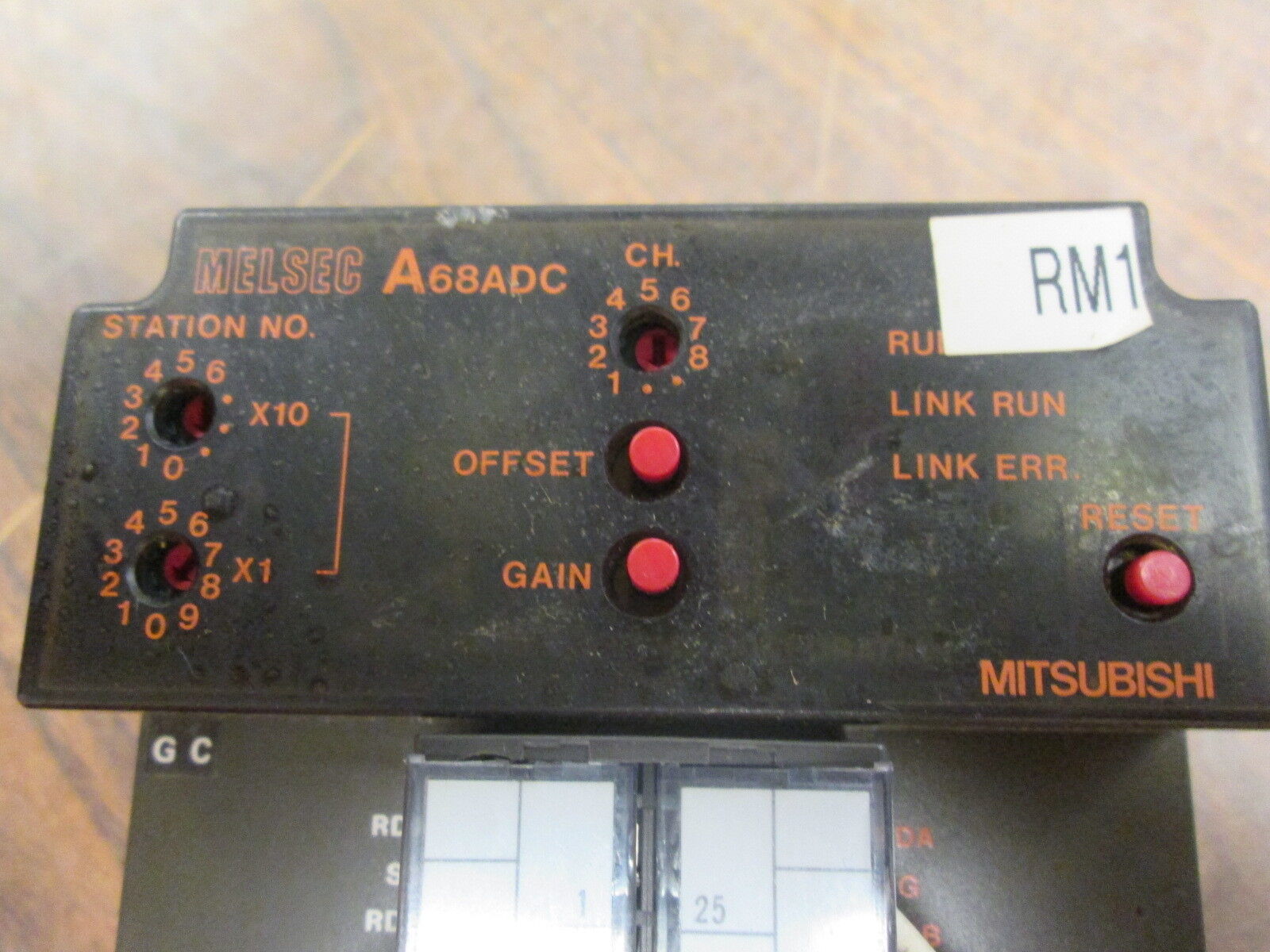 Mitsubishi A/D Converter Unit A68ADC 0-10V 4-20mA Used