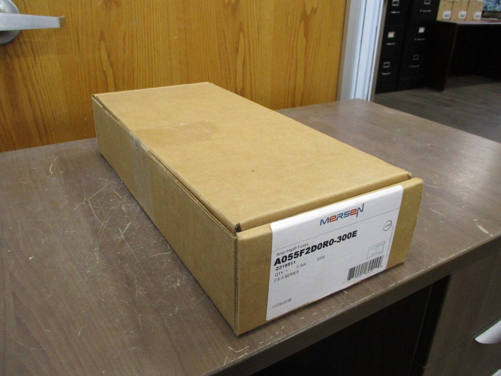 Mersen CS-3 Series Amp-Trap Fuse A055F2D0R0-300E 5.5kV 300E New Surplus