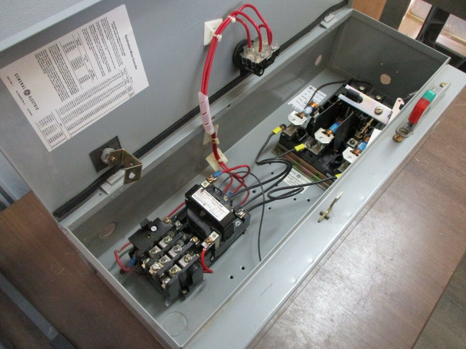 GE Fusible Size 1 Combination CR308CT**RA1AALAA# 200-208V Coil 27A 600V Used