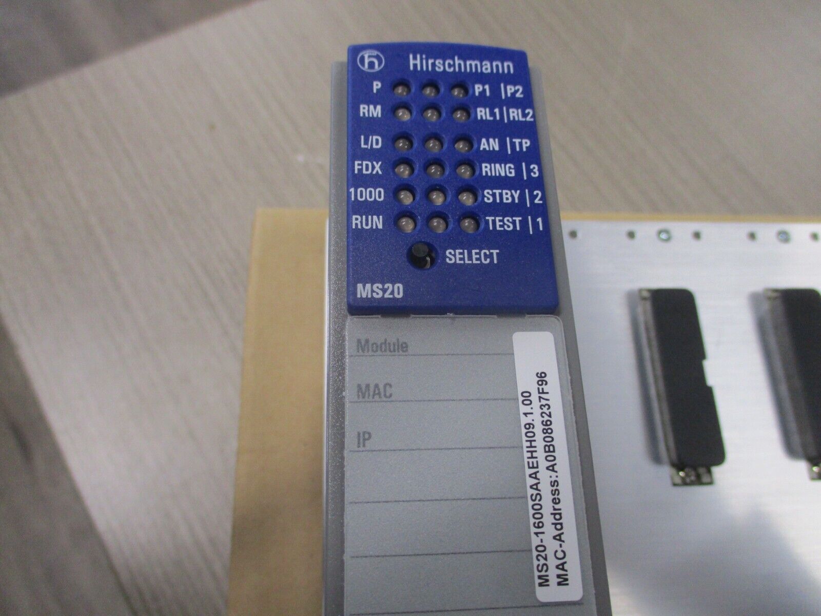 Hirschmann Industrial Ethernet Switch Backplane MS20-1600SAAE New Surplus