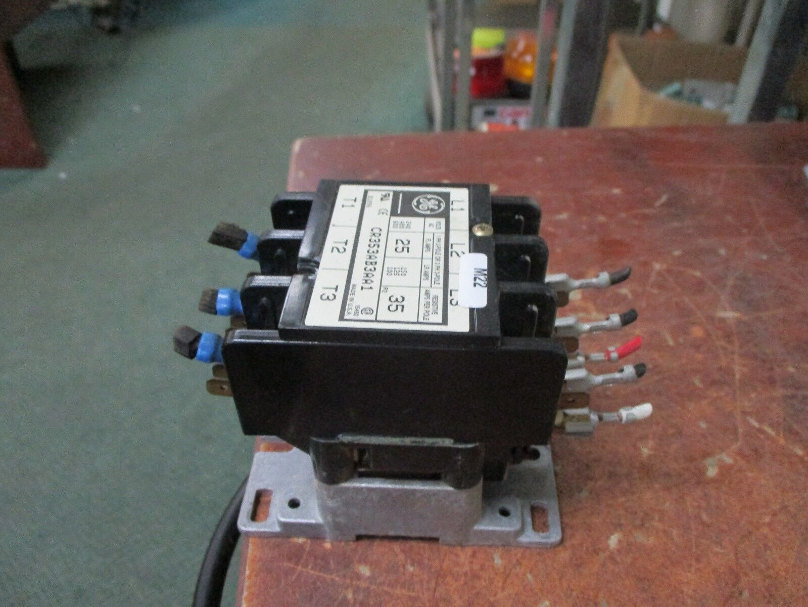 GE Contactor CR353AB3AA1 25A 600V 120V Coil Used