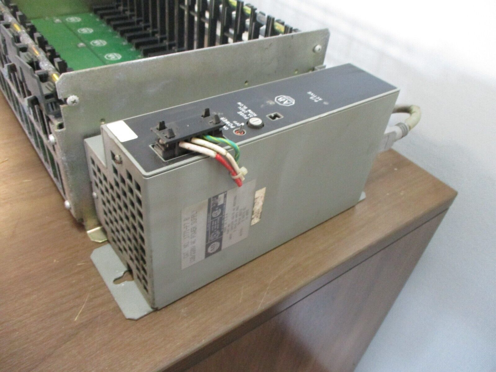 Allen-Bradley I/O Chassis w/ Power Supply 1771-A4B / 17771-P7 16-Slot Used