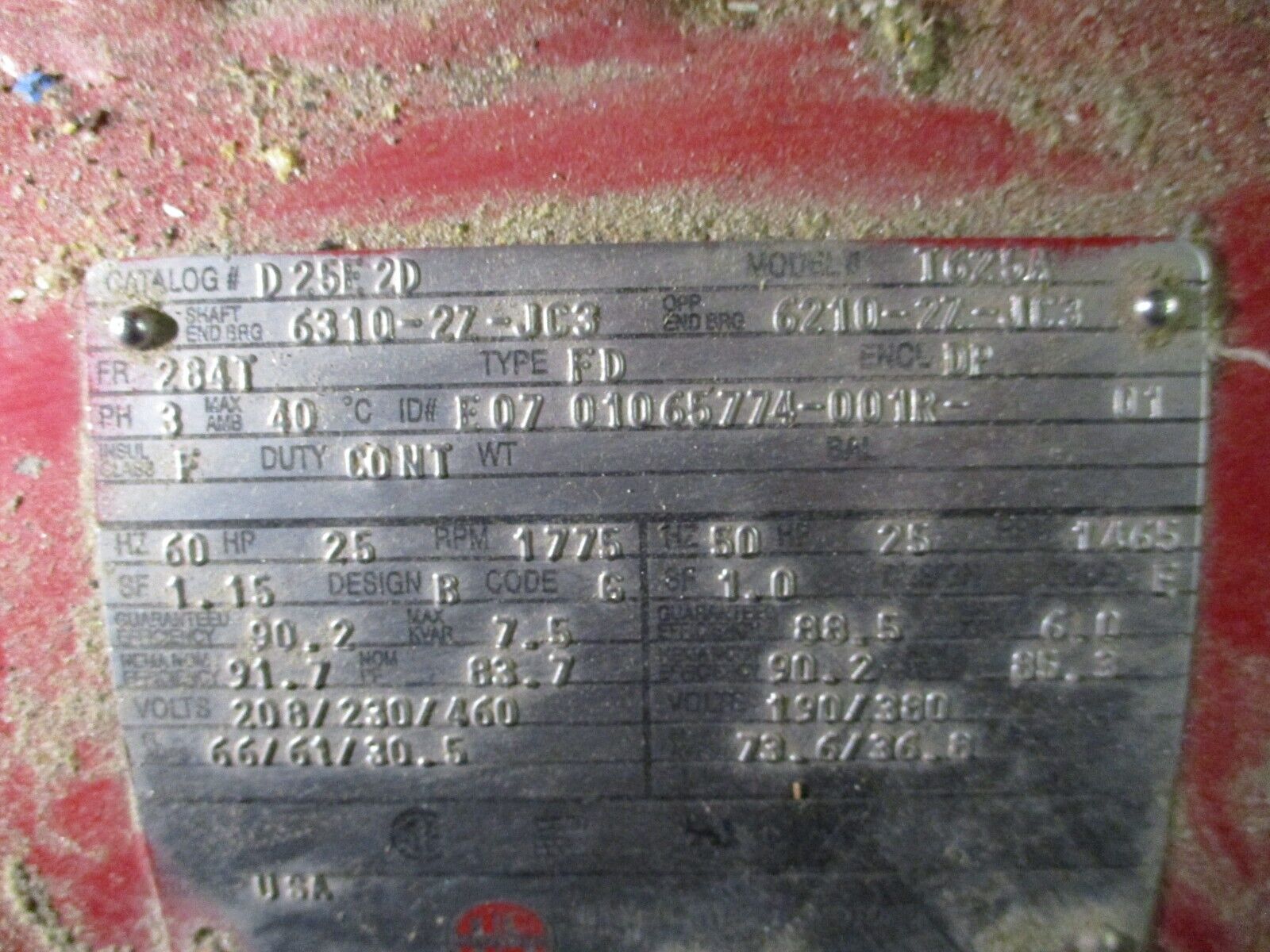 Bell & Gossett Pump 1510 BF 9.750 5E 1800RPM 25HP 941GPM 75ft Head 175PSI Used