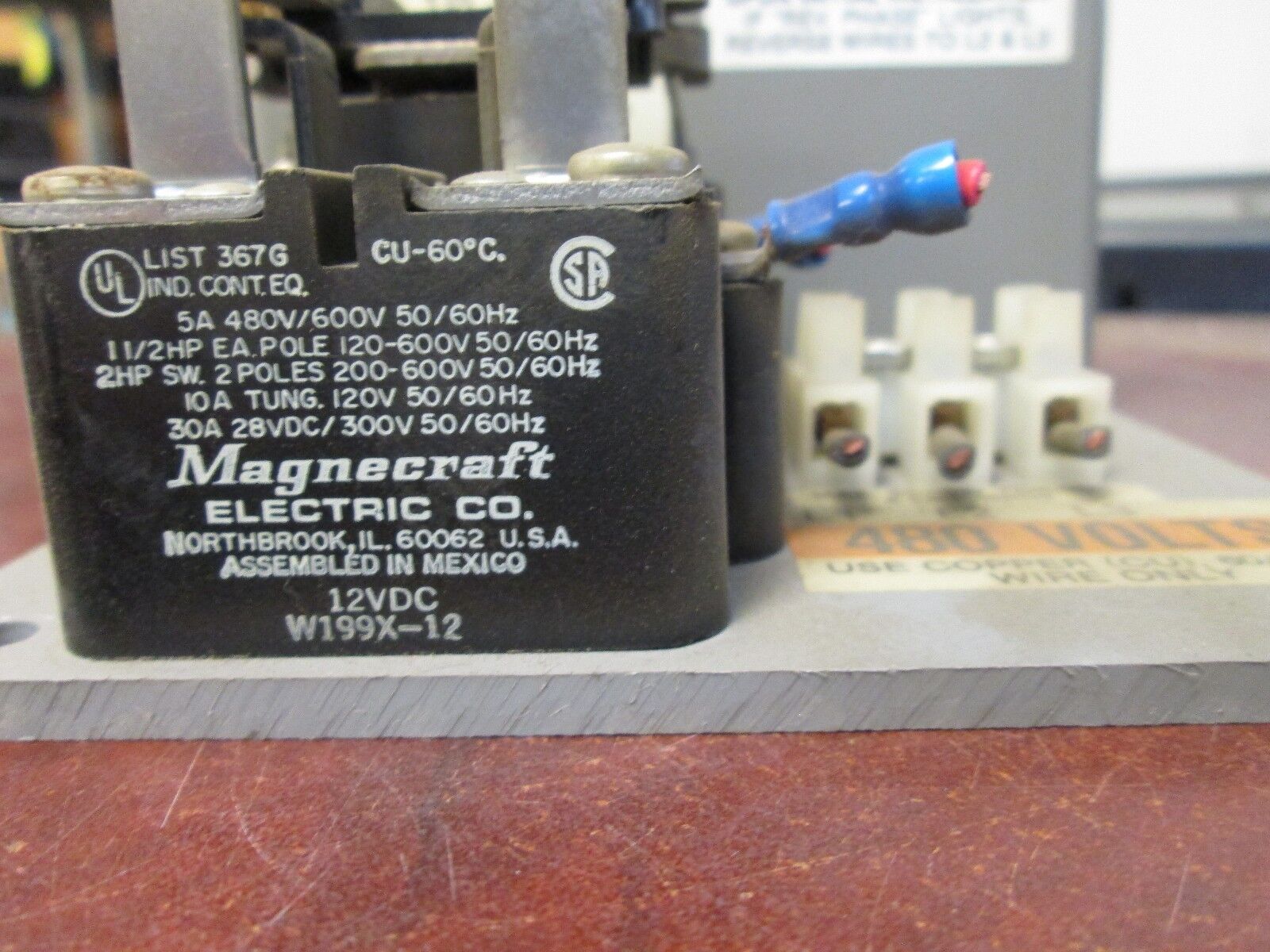 Taylor Phase-Guard Phase Failure Relay PNDR-575-3T DPDT 575V 30A 3Ph Used