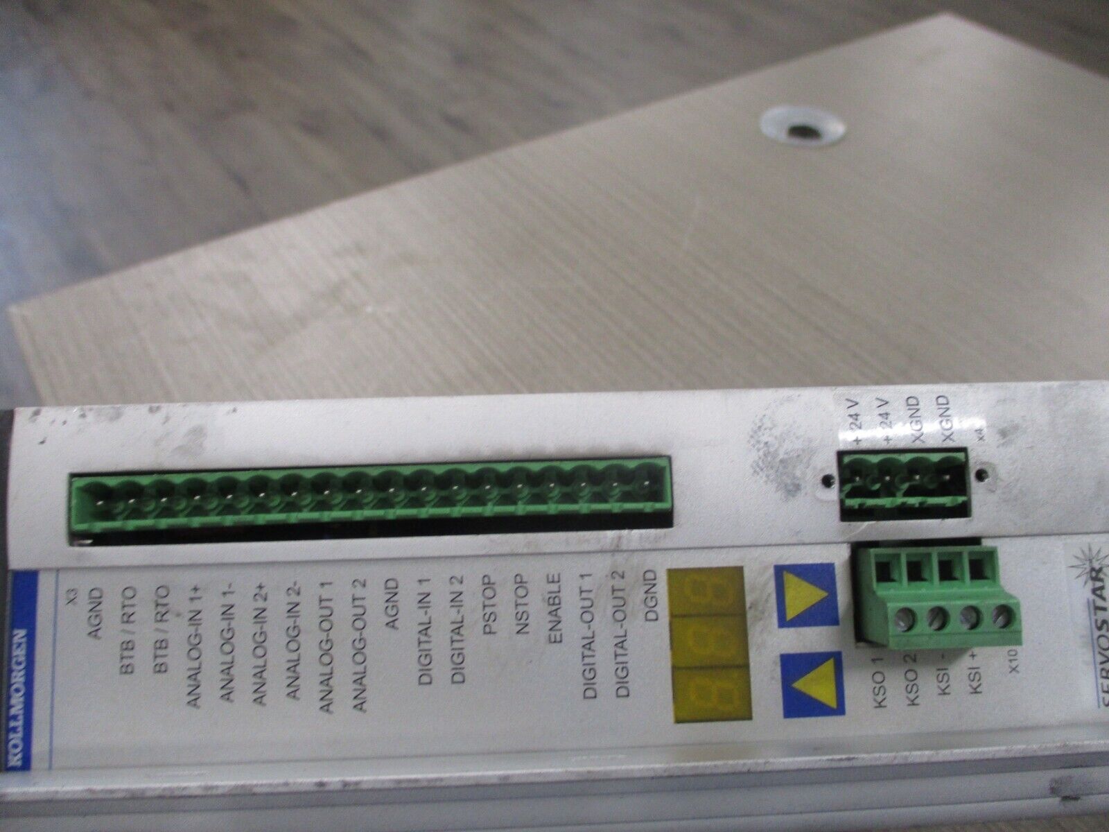 Kollmorgen Servostar 610-AS Servo Drive S61001-NA-V576 7KVA Input; Output; Used