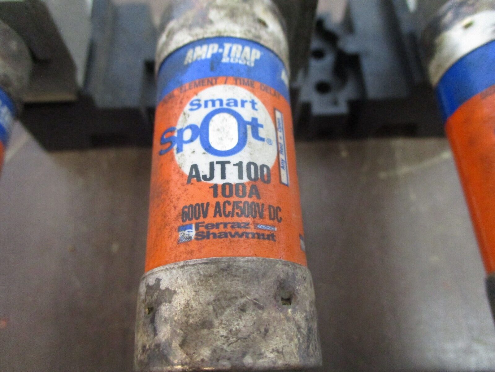 Allen-Bradley Fuses Holder w/ Fuses 1494F-FS100 Ser. D 100A 600V Used