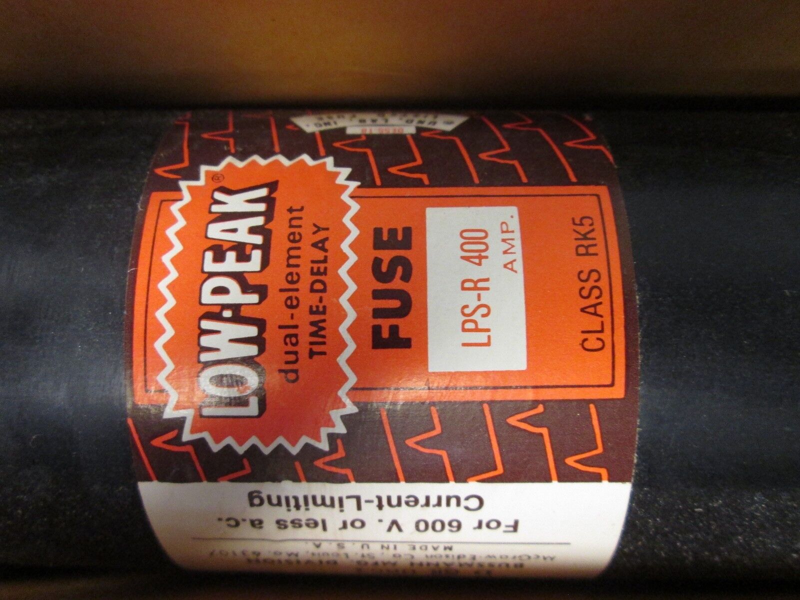 Buss Low-Peak Fuse LPS-R 400 600V 400A New Surplus