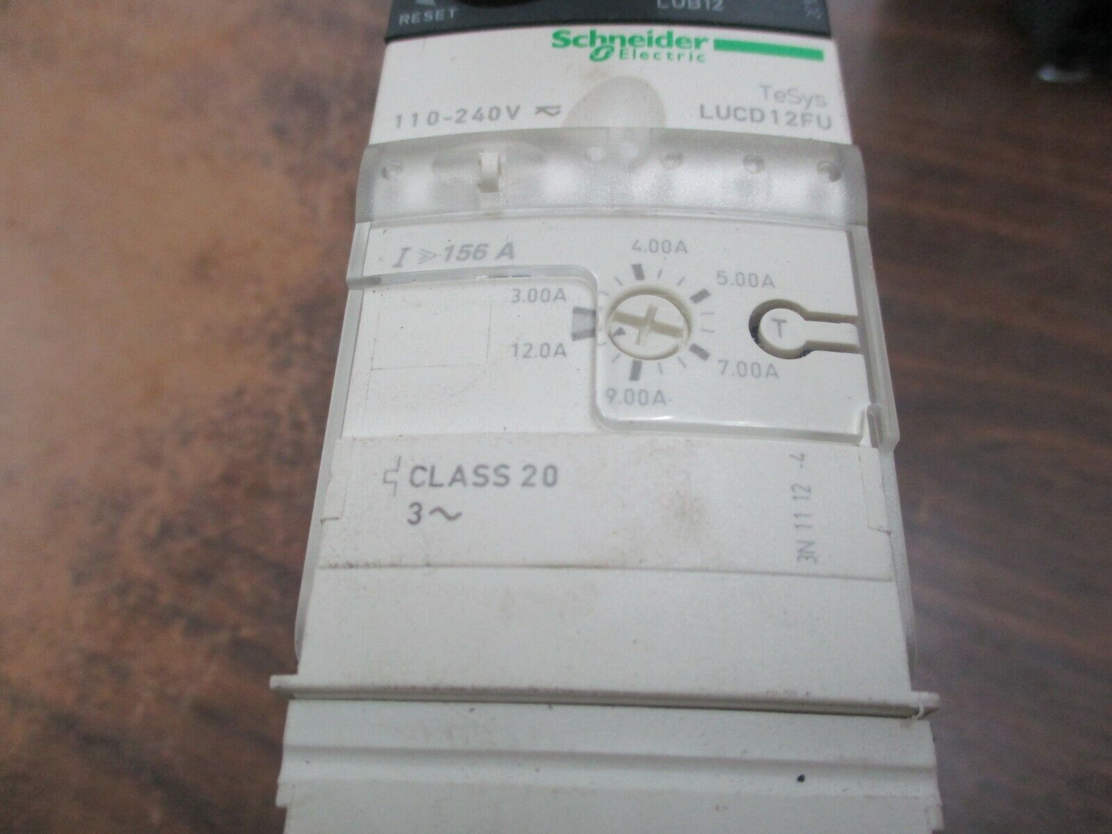 Schneider Electric Motor Protector LUCD12FU 110-240V Trip: 3-12A Used