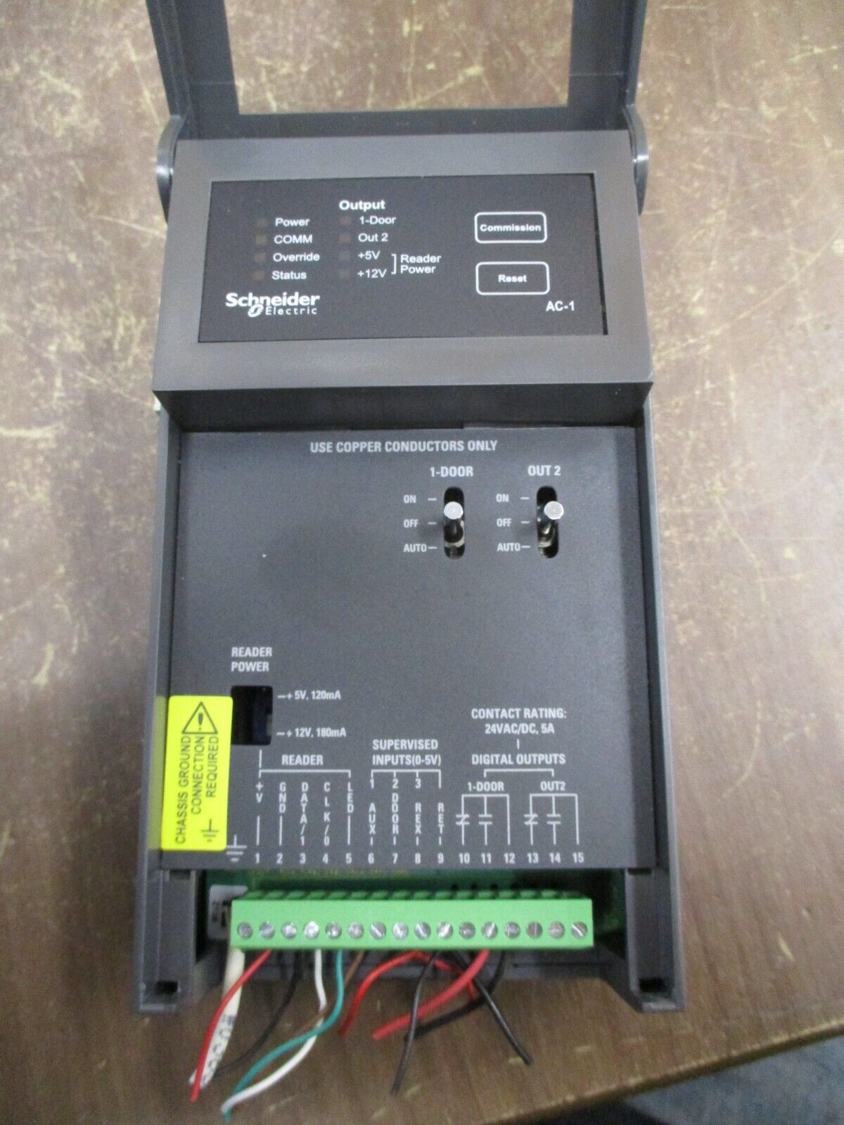 Schneider Electric Access Control Expansion Module AC-1 RS485 24VDC 2.6W Used