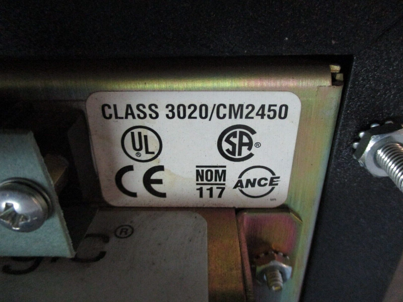 Square D PowerLogic Circuit Monitor 3020-CM-2450 3020-IOM-44 Input 120V Used