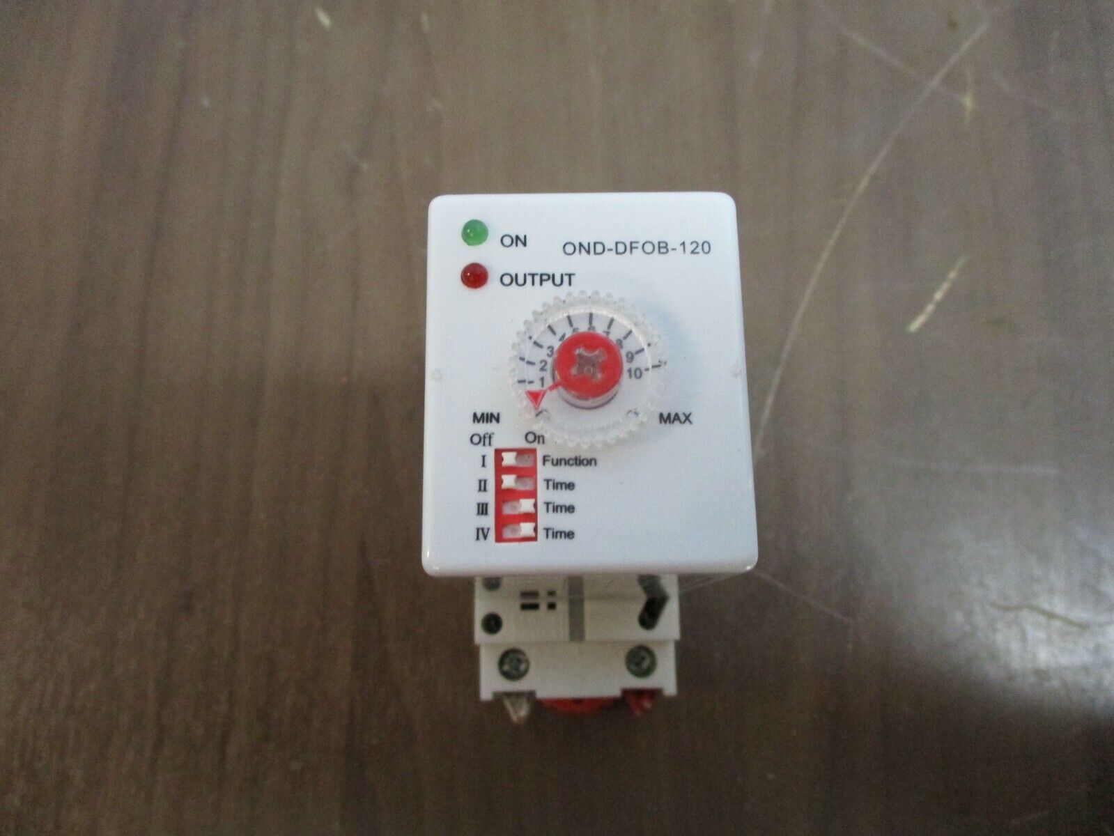 Siemens Time Delay Relay OND-DFOB-120 Range: 0.1sec-10hr w/ Base Used
