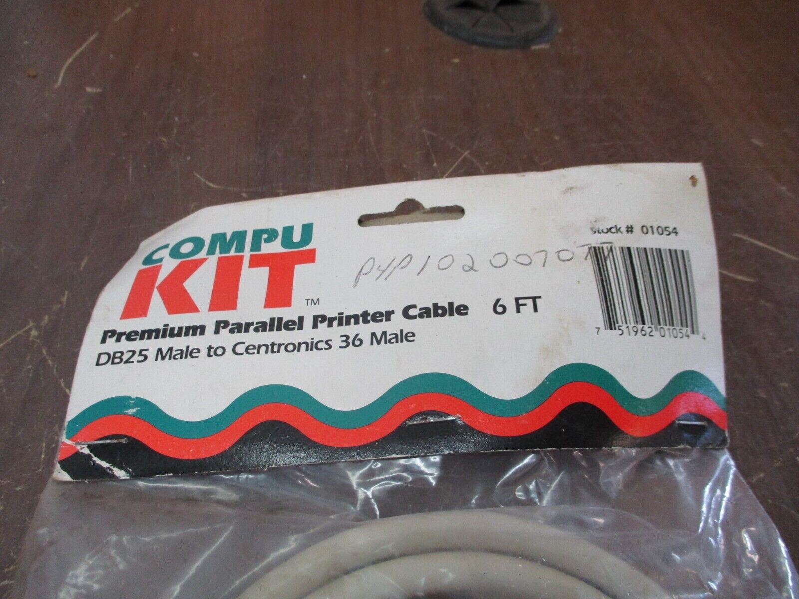 Delmar Compu Kit Premium Parallel Printer Cable 01054 6ft New Surplus