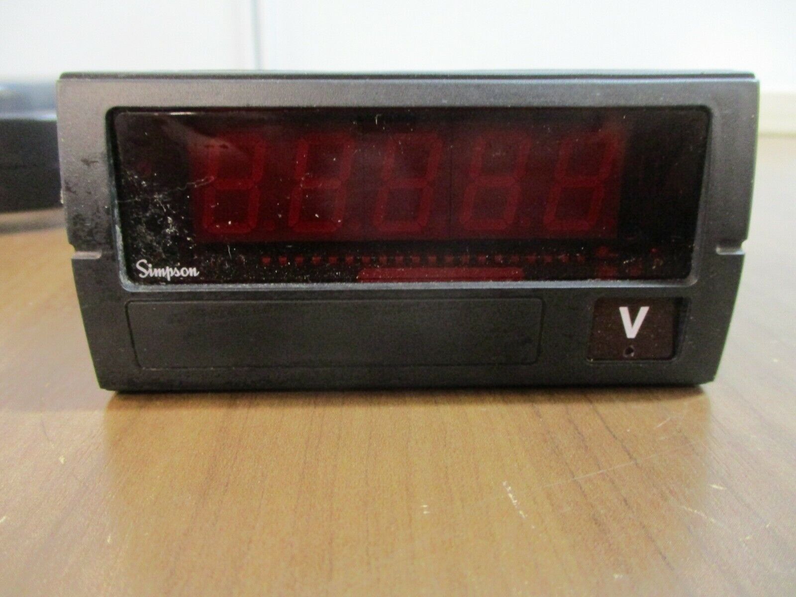 Simpson Digital Panel Meter F-45-1-13-0 Supply: 120VAC Input: 20VDC New Surplus