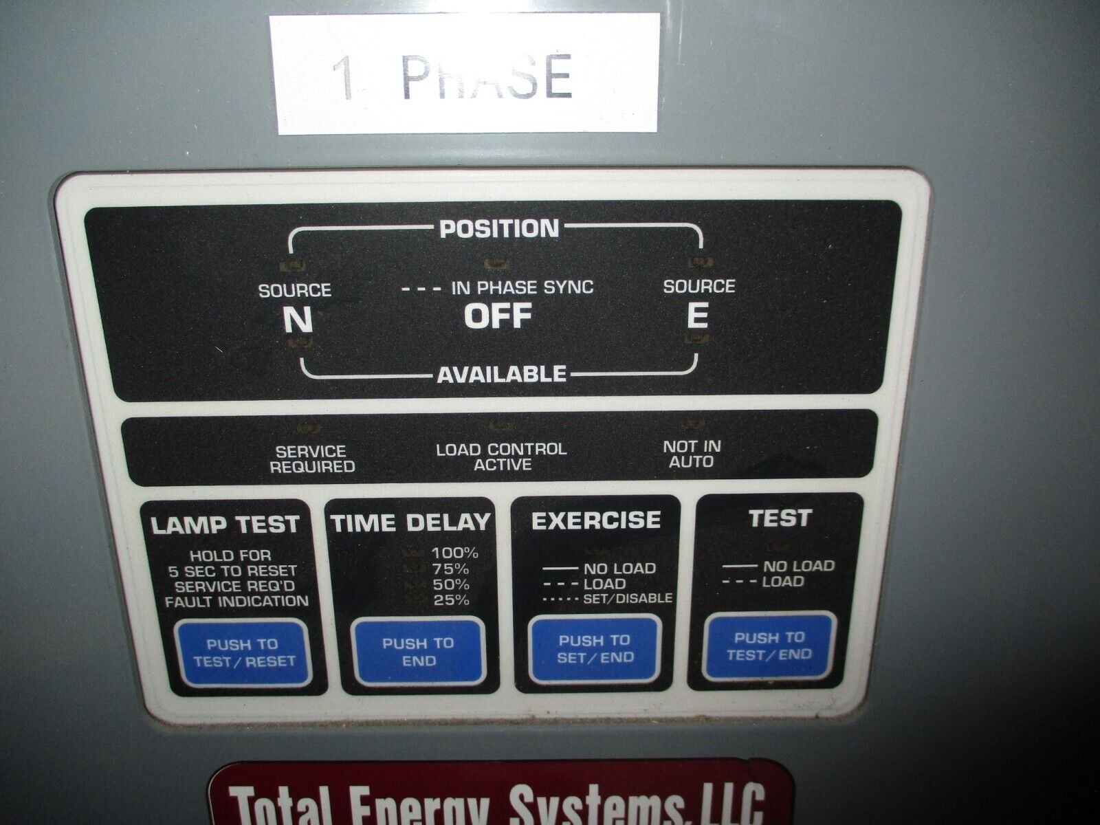 Kohler Automatic Transfer Switch KCT-AMTA-0104S 104A 480V 3Ph 4W 3P 60Hz Used