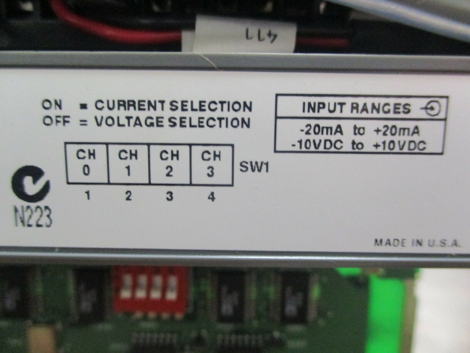 Allen-Bradley SLC 500 Analog Input Module 1746-NI4 Series B Used