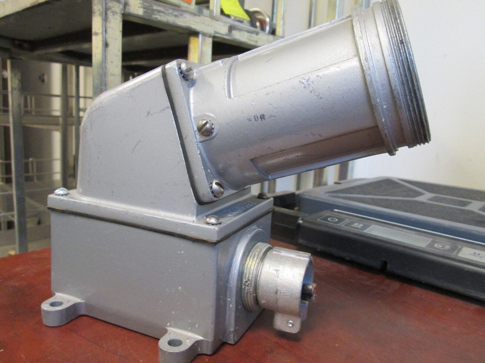 Russellstoll Receptacle w/Base 7324-78 60A 600V 3P 4W Used