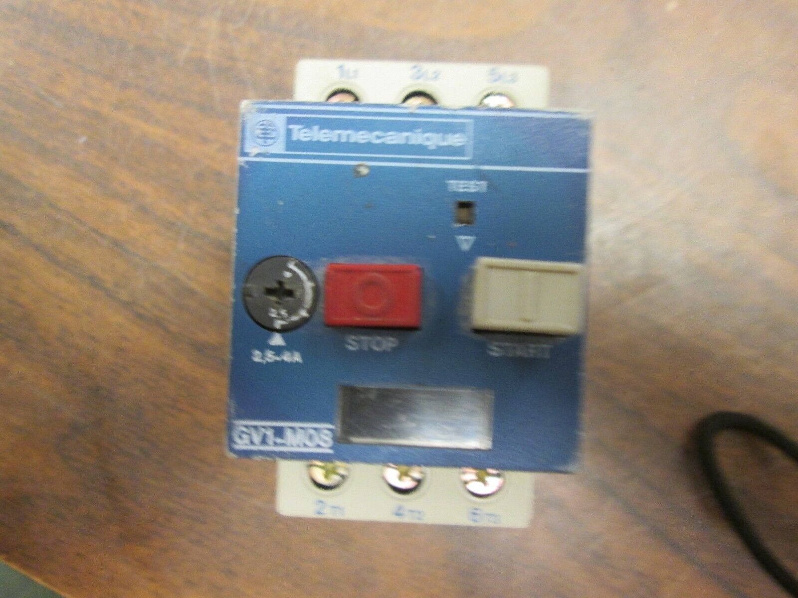 Telemecanique Manual Motor Starter GV1-M08 Range: 2.5-4A Used