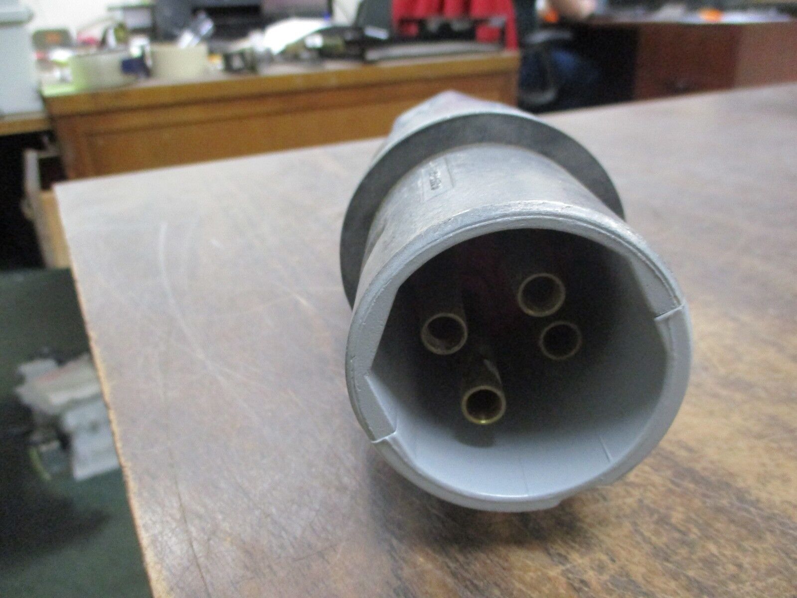 Crouse-Hinds Arktite Plug APJ 6485 M72 60A 600V 3W 4P *Missing Bushing* Used