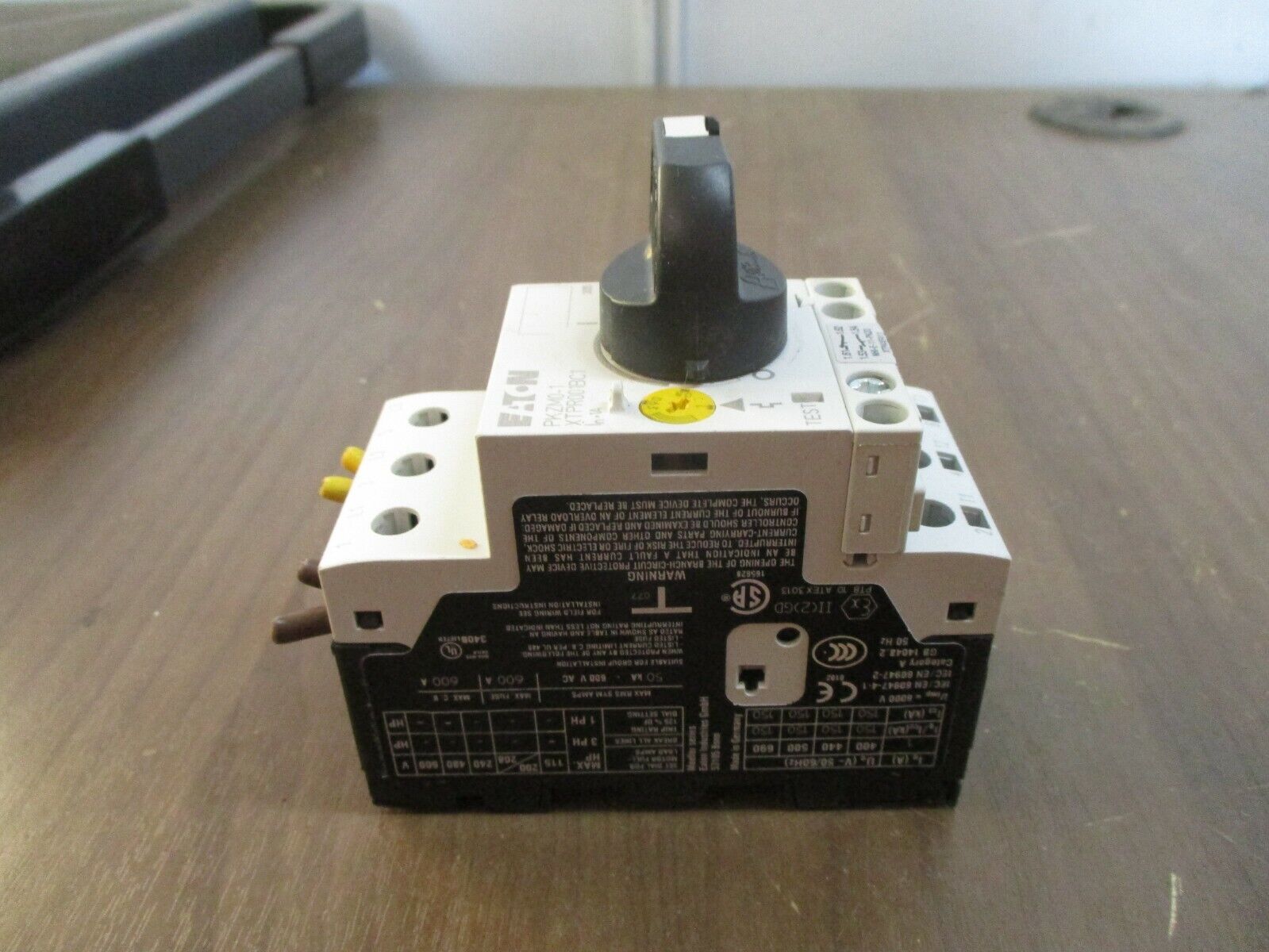 Eaton Manual Starter PKZM0-1 XTPR001BC1 Trip: 0.63-1A Used